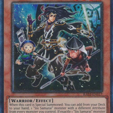 Secret Six Samurai - Kizaru (CR) [RA03-EN017] Prismatic Collector's Rare