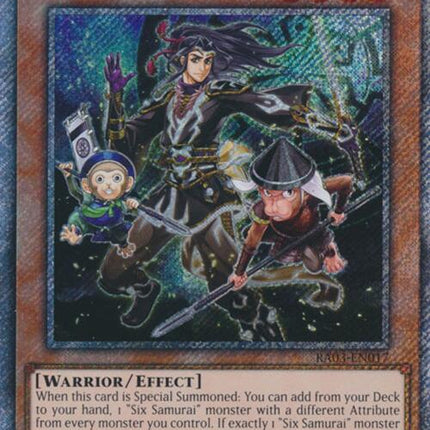 Secret Six Samurai - Kizaru (Platinum Secret Rare) [RA03-EN017] Platinum Secret Rare