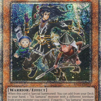 Secret Six Samurai - Kizaru (Quarter Century Secret Rare) [RA03-EN017] Quarter Century Secret Rare