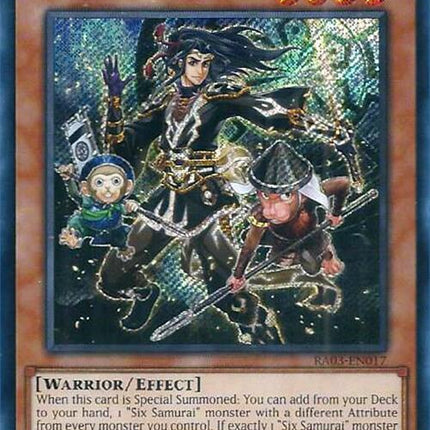 Secret Six Samurai - Kizaru (Secret Rare) [RA03-EN017] Secret Rare