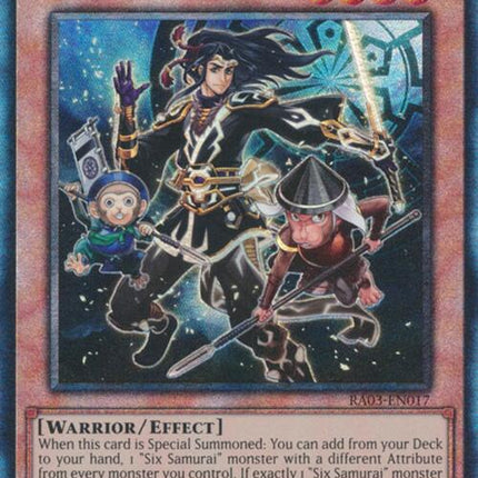 Secret Six Samurai - Kizaru (UTR) [RA03-EN017] Prismatic Ultimate Rare
