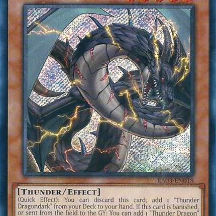 Thunder Dragondark (Secret Rare) [RA03-EN018] Secret Rare