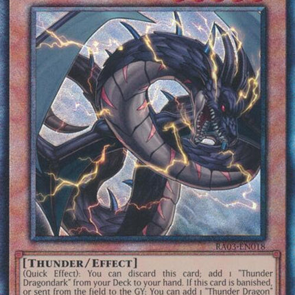 Thunder Dragondark (UTR) [RA03-EN018] Prismatic Ultimate Rare