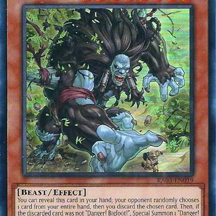 Danger! Bigfoot! [RA03-EN019] Super Rare