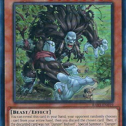 Danger! Bigfoot! (UR) [RA03-EN019] Ultra Rare