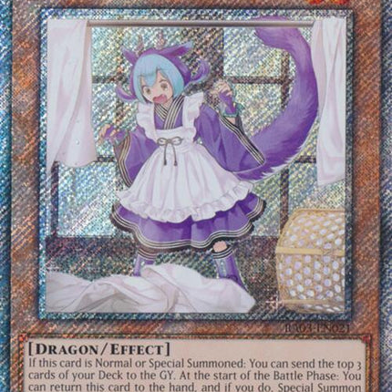 Laundry Dragonmaid (Platinum Secret Rare) [RA03-EN021] Platinum Secret Rare