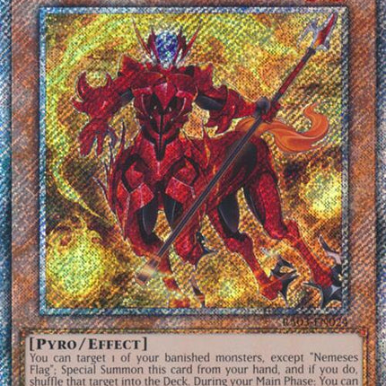 Nemeses Flag (Platinum Secret Rare) [RA03-EN024] Platinum Secret Rare