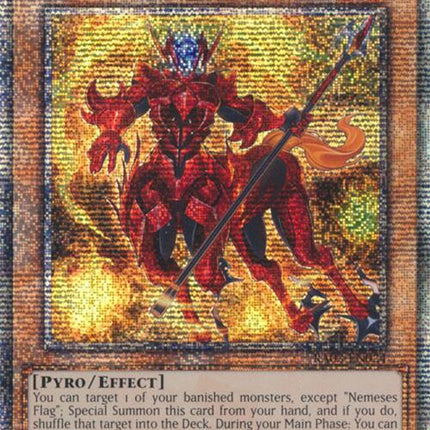 Nemeses Flag (Quarter Century Secret Rare) [RA03-EN024] Quarter Century Secret Rare