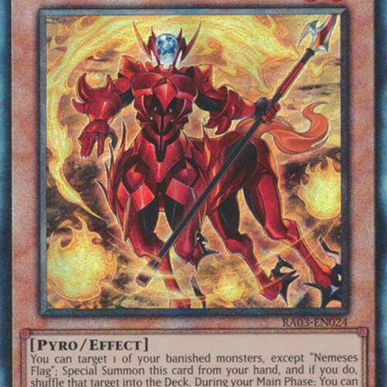 Nemeses Flag (UTR) [RA03-EN024] Prismatic Ultimate Rare