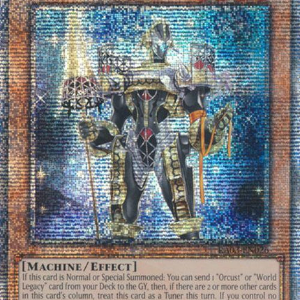 Girsu, the Orcust Mekk-Knight (Quarter Century Secret Rare) [RA03-EN026] Quarter Century Secret Rare