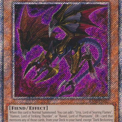 Dark Beckoning Beast (Platinum Secret Rare) [RA03-EN027] Platinum Secret Rare