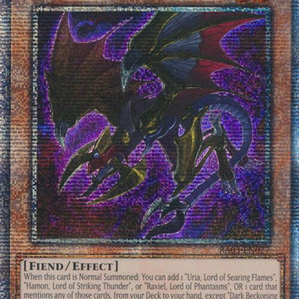 Dark Beckoning Beast (Quarter Century Secret Rare) [RA03-EN027] Quarter Century Secret Rare