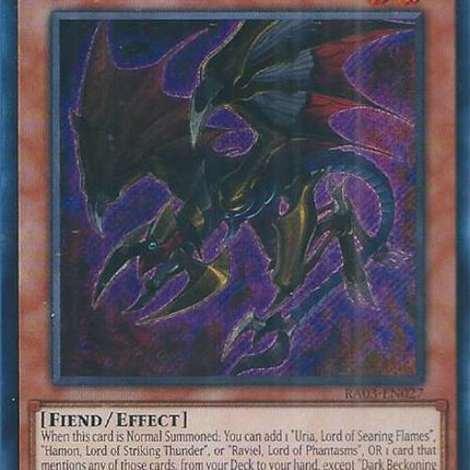 Dark Beckoning Beast (Secret Rare) [RA03-EN027] Secret Rare