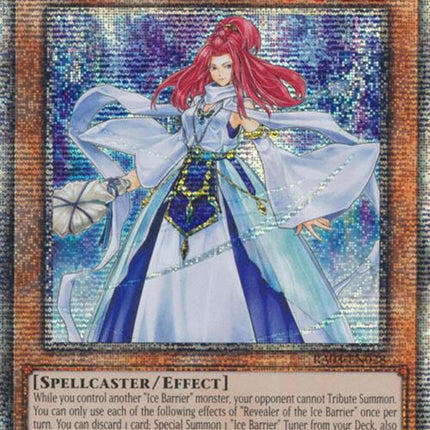 Revealer of the Ice Barrier (Quarter Century Secret Rare) [RA03-EN028] Quarter Century Secret Rare