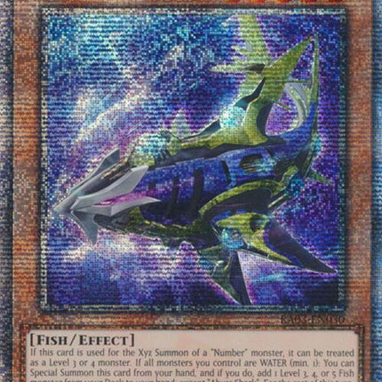 Abyss Shark (Quarter Century Secret Rare) [RA03-EN030] Quarter Century Secret Rare