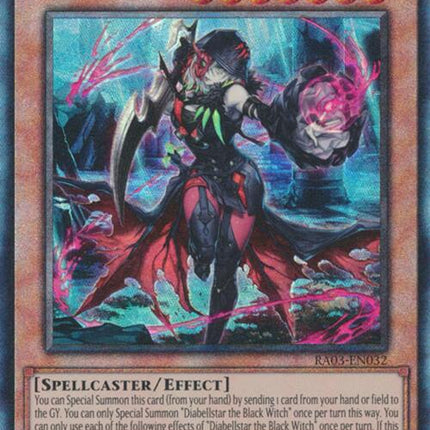 Diabellstar the Black Witch (UTR) [RA03-EN032] Prismatic Ultimate Rare