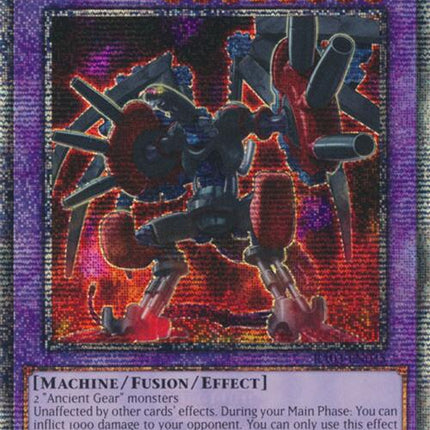 Ancient Gear Howitzer (Quarter Century Secret Rare) [RA03-EN035] Quarter Century Secret Rare