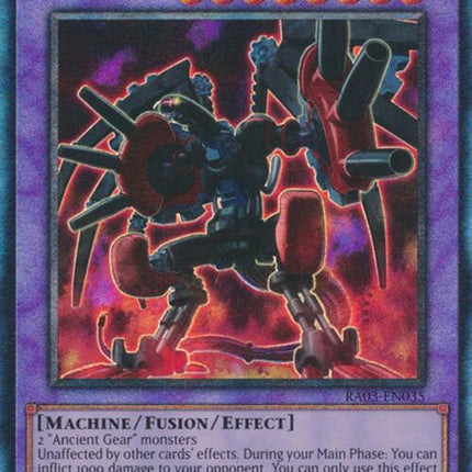 Ancient Gear Howitzer (UTR) [RA03-EN035] Prismatic Ultimate Rare