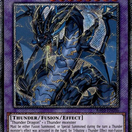 Thunder Dragon Colossus (Platinum Secret Rare) [RA03-EN036] Platinum Secret Rare