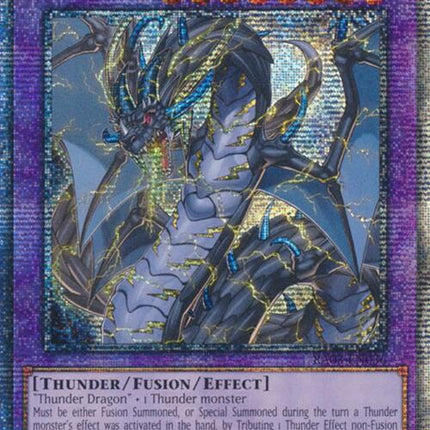 Thunder Dragon Colossus (Quarter Century Secret Rare) [RA03-EN036] Quarter Century Secret Rare