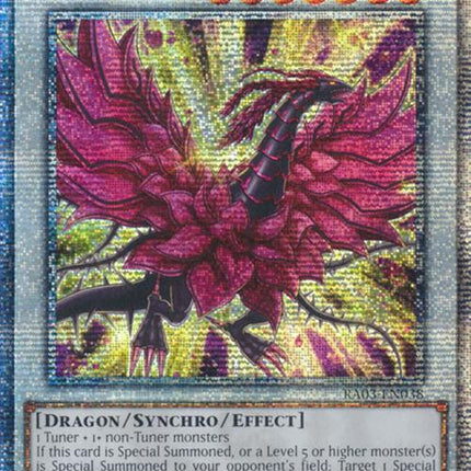Black Rose Moonlight Dragon (Quarter Century Secret Rare) [RA03-EN038] Quarter Century Secret Rare