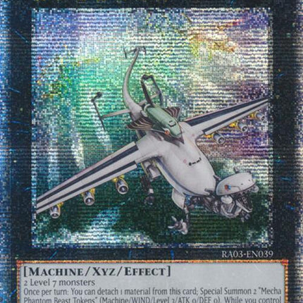 Mecha Phantom Beast Dracossack (Quarter Century Secret Rare) [RA03-EN039] Quarter Century Secret Rare