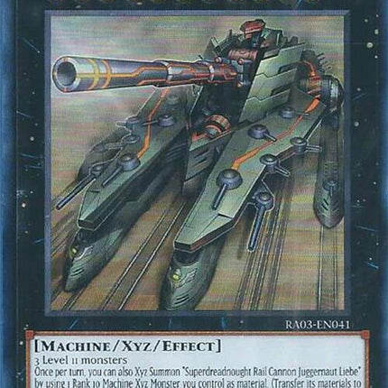 Superdreadnought Rail Cannon Juggernaut Liebe (UR) [RA03-EN041] Ultra Rare