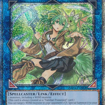 Wynn the Wind Charmer, Verdant (Quarter Century Secret Rare) [RA03-EN045] Quarter Century Secret Rare