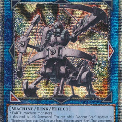 Ancient Gear Ballista (Quarter Century Secret Rare) [RA03-EN046] Quarter Century Secret Rare