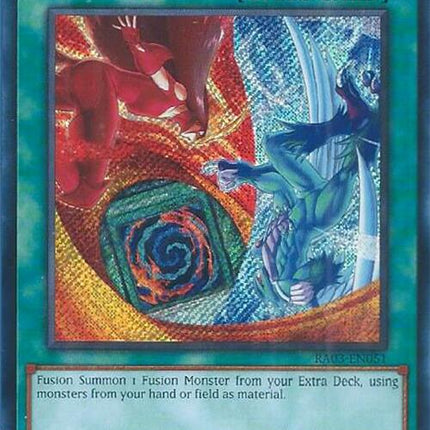 Polymerization (Secret Rare) [RA03-EN051] Secret Rare