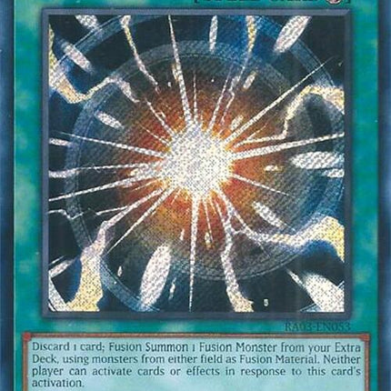 Super Polymerization (Secret Rare) [RA03-EN053] Secret Rare