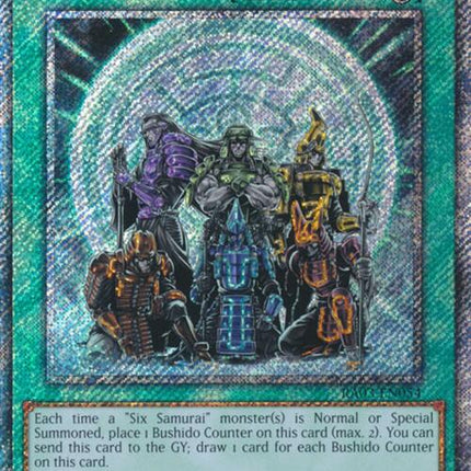 Six Samurai United (Platinum Secret Rare) [RA03-EN054] Platinum Secret Rare