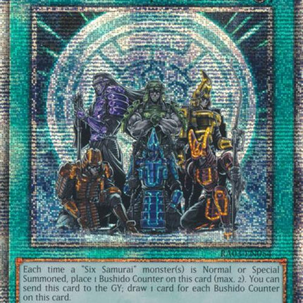Six Samurai United (Quarter Century Secret Rare) [RA03-EN054] Quarter Century Secret Rare