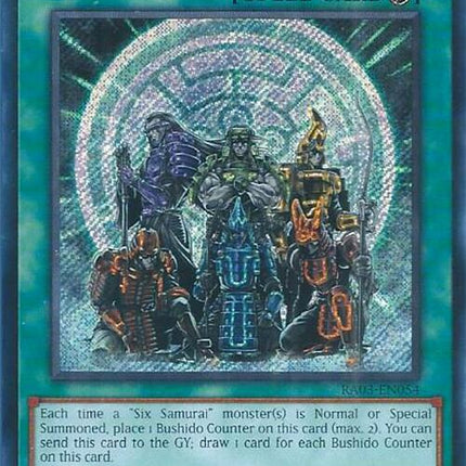 Six Samurai United (Secret Rare) [RA03-EN054] Secret Rare
