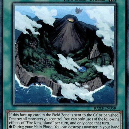 Fire King Island (CR) [RA03-EN059] Prismatic Collector's Rare