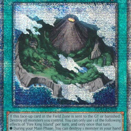 Fire King Island (Quarter Century Secret Rare) [RA03-EN059] Quarter Century Secret Rare
