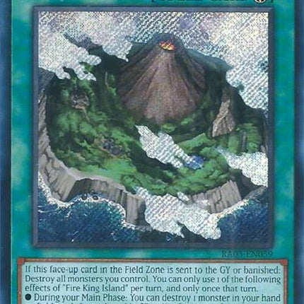 Fire King Island (Secret Rare) [RA03-EN059] Secret Rare
