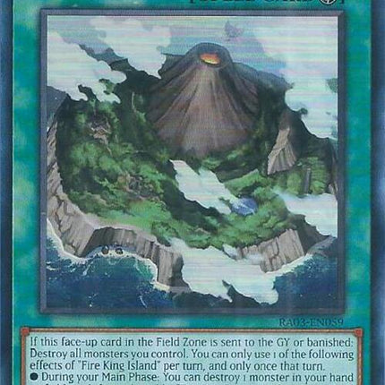 Fire King Island (UR) [RA03-EN059] Ultra Rare