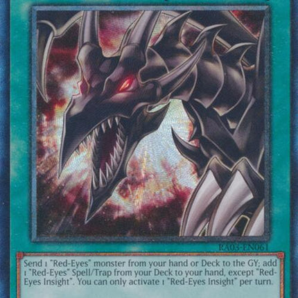 Red-Eyes Insight (CR) [RA03-EN061] Prismatic Collector's Rare