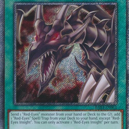 Red-Eyes Insight (Platinum Secret Rare) [RA03-EN061] Platinum Secret Rare