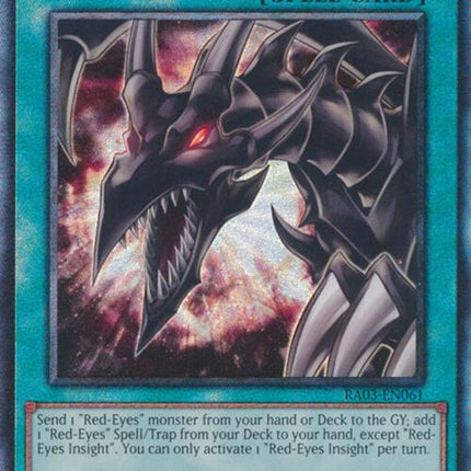 Red-Eyes Insight (UTR) [RA03-EN061] Prismatic Ultimate Rare