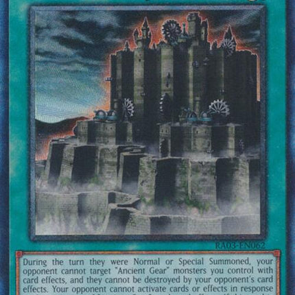 Ancient Gear Fortress (CR) [RA03-EN062] Prismatic Collector's Rare