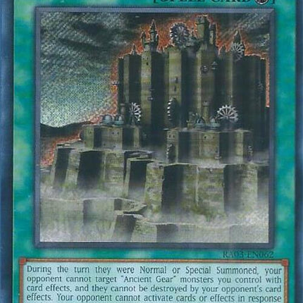Ancient Gear Fortress (Secret Rare) [RA03-EN062] Secret Rare
