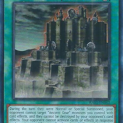 Ancient Gear Fortress (UR) [RA03-EN062] Ultra Rare