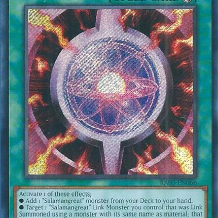 Salamangreat Circle (Secret Rare) [RA03-EN066] Secret Rare