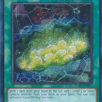 Cynet Mining (Secret Rare) [RA03-EN067] Secret Rare