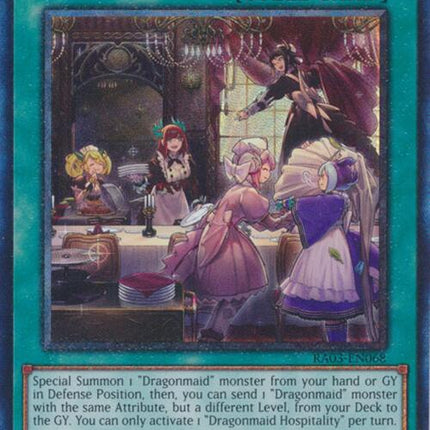 Dragonmaid Hospitality (CR) [RA03-EN068] Prismatic Collector's Rare