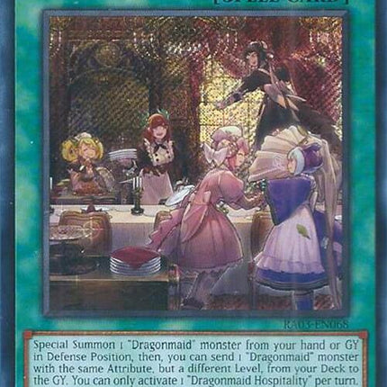 Dragonmaid Hospitality (Secret Rare) [RA03-EN068] Secret Rare