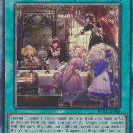 Dragonmaid Hospitality (UTR) [RA03-EN068] Prismatic Ultimate Rare