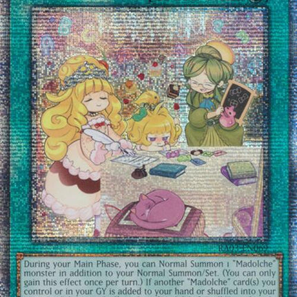 Madolche Salon (Quarter Century Secret Rare) [RA03-EN069] Quarter Century Secret Rare